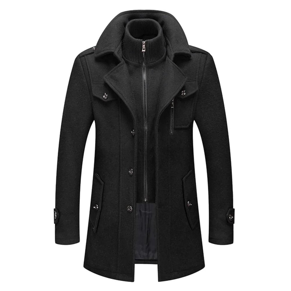 FREYA | Winter coat with button closure - Liora Melbourne