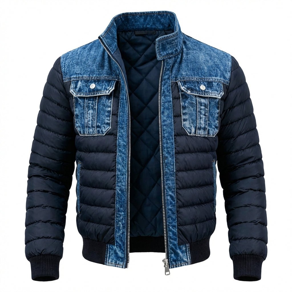 DYLAN | Denim jacket with quilted lining - Liora Melbourne