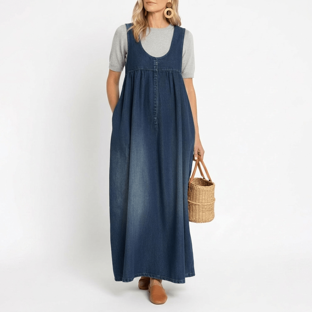 SAYLOR | Maxi dress with vintage wash - Liora Melbourne