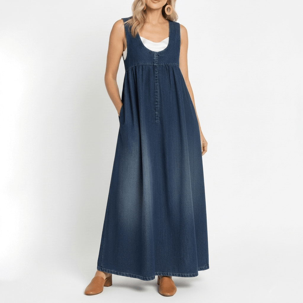 SAYLOR | Maxi dress with vintage wash - Liora Melbourne
