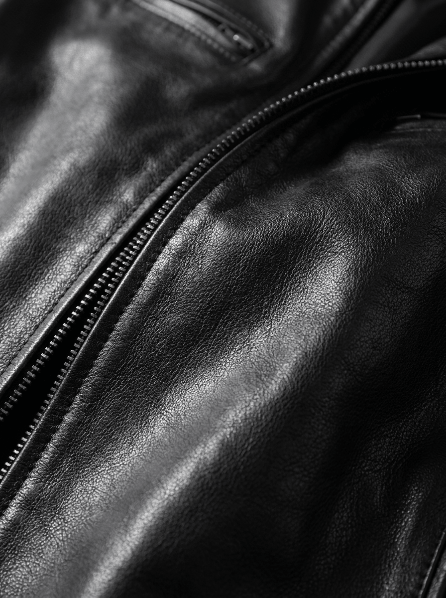 BLAKE | Leather jacket with relaxed fit - Liora Melbourne