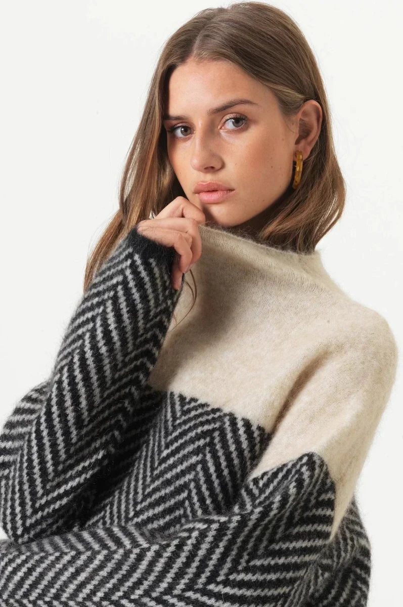LALUNA | Soft-knit roll-neck jumper - Liora Melbourne