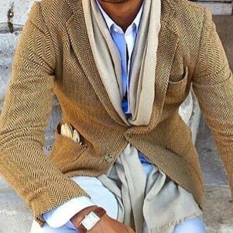 THEO | Blazer with herringbone pattern - Liora Melbourne