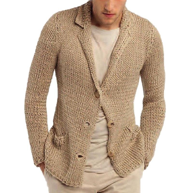 LIAM | Cardigan with lapel collar - Liora Melbourne