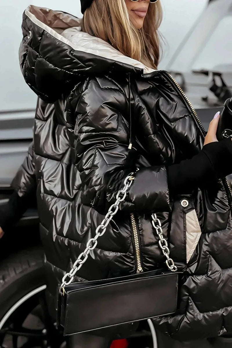 AVERY | Hooded winter jacket with pockets - Liora Melbourne