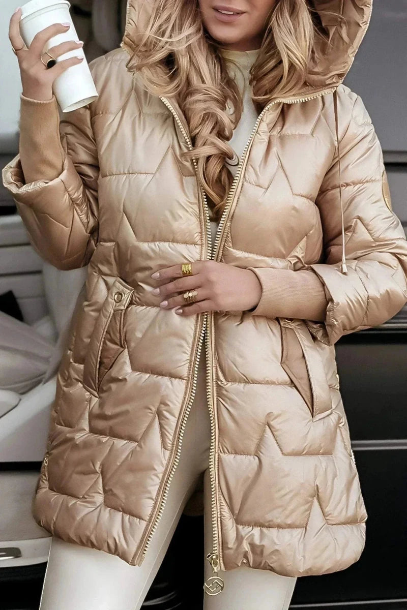 AVERY | Hooded winter jacket with pockets - Liora Melbourne