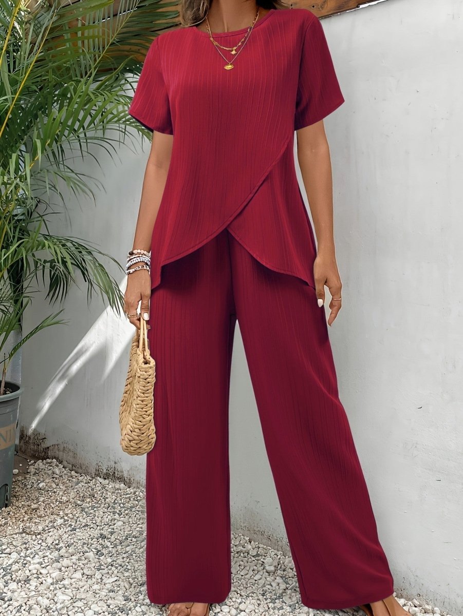 DELANEY | Set with wide-leg pants - Liora Melbourne