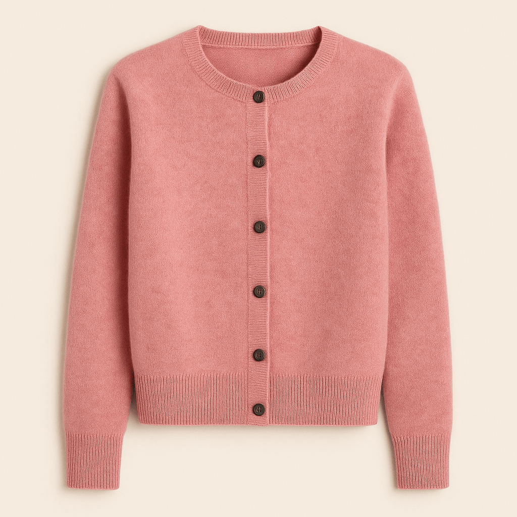 MIA | Button-front cardigan with ribbed trim - Liora Melbourne