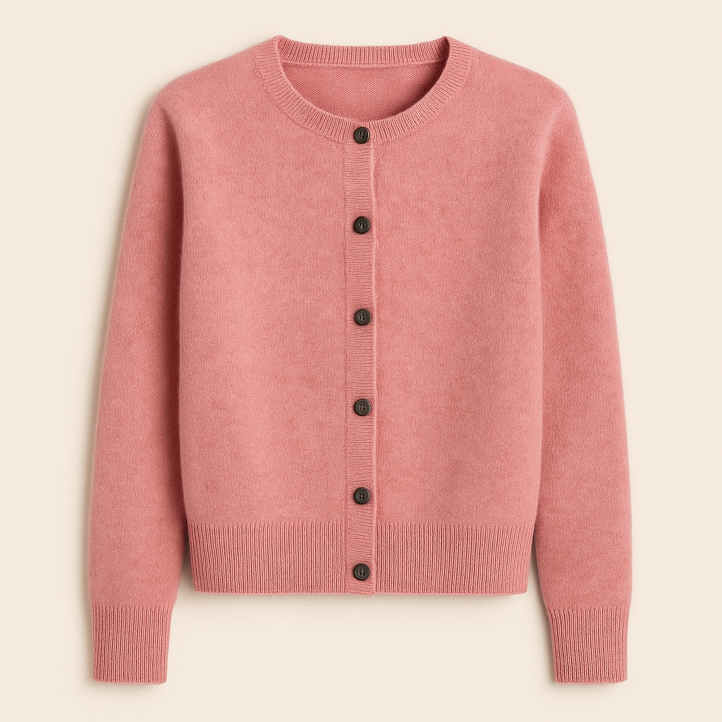 MORNINGTON | Button-front cardigan with ribbed trims - Liora Melbourne