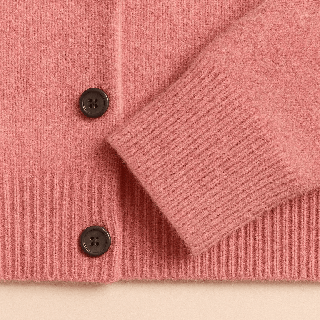 MIA | Button-front cardigan with ribbed trim - Liora Melbourne