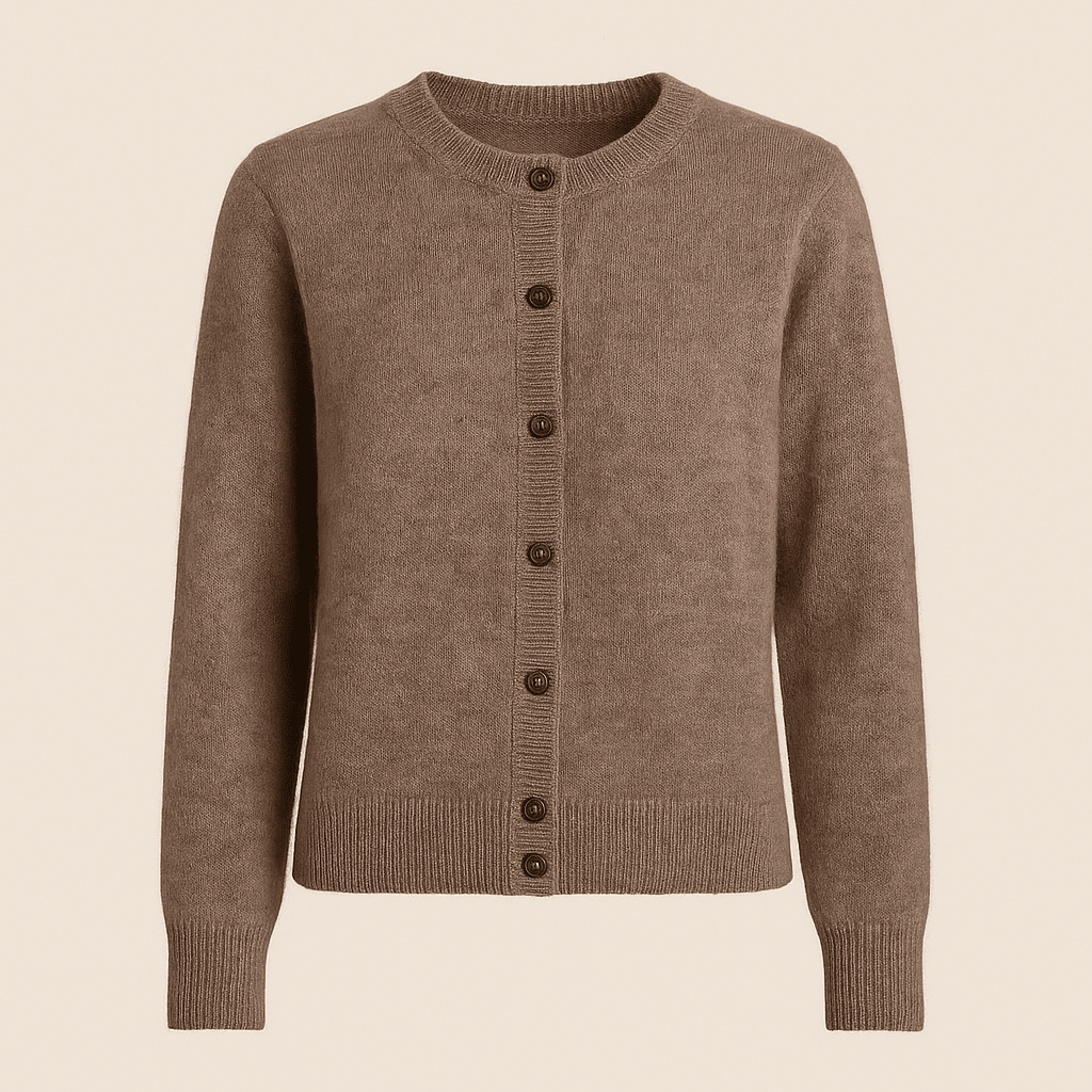 MIA | Button-front cardigan with ribbed trim - Liora Melbourne