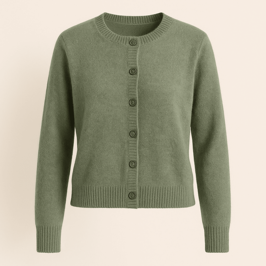 MIA | Button-front cardigan with ribbed trim - Liora Melbourne