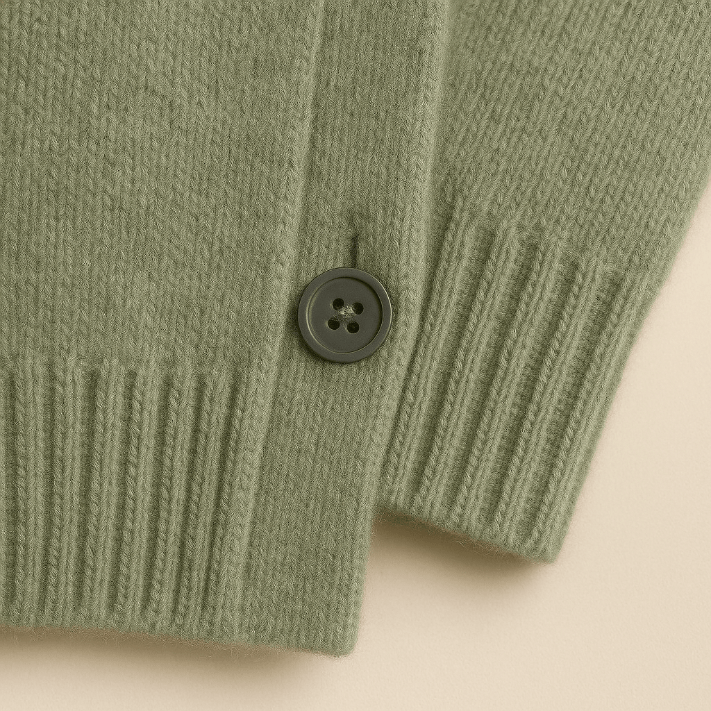 MIA | Button-front cardigan with ribbed trim - Liora Melbourne