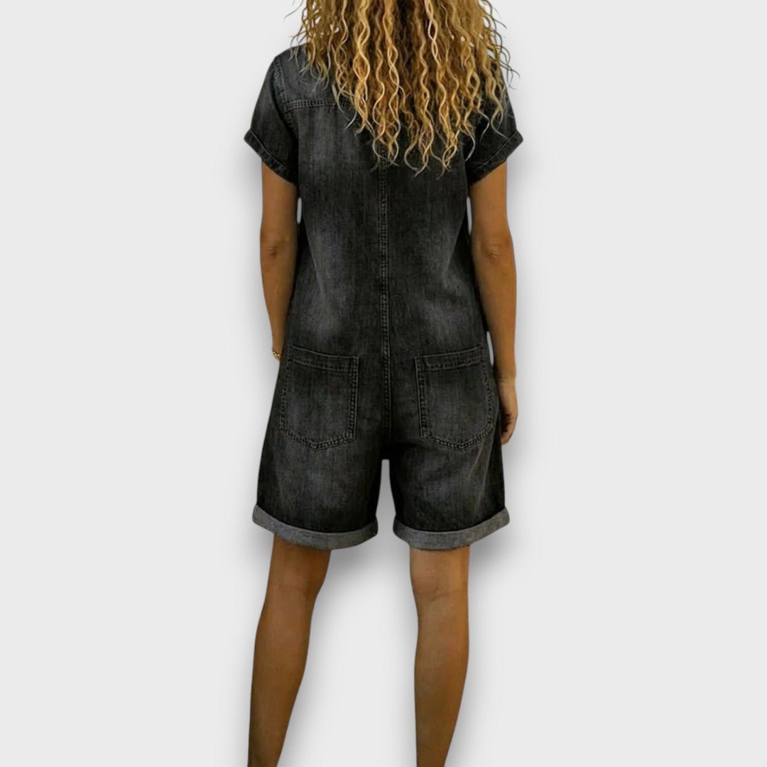 JUNE | Short overalls with wide legs - Liora Melbourne