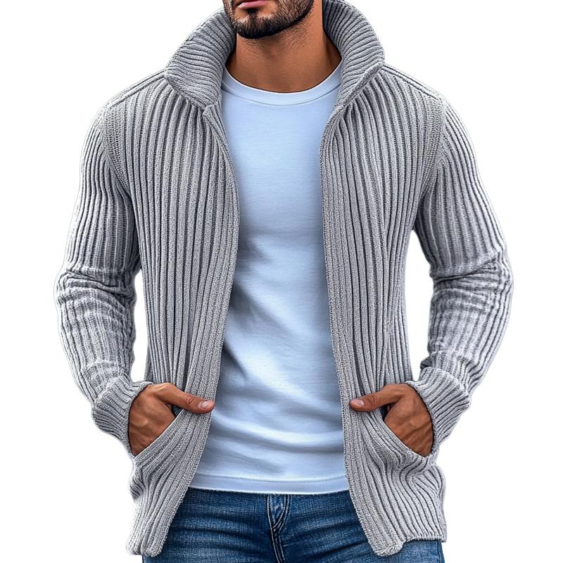 MILO | Knit cardigan with stand collar - Liora Melbourne