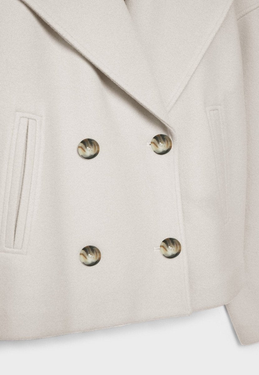 HARPER | Short jacket with double-breasted front - Liora Melbourne