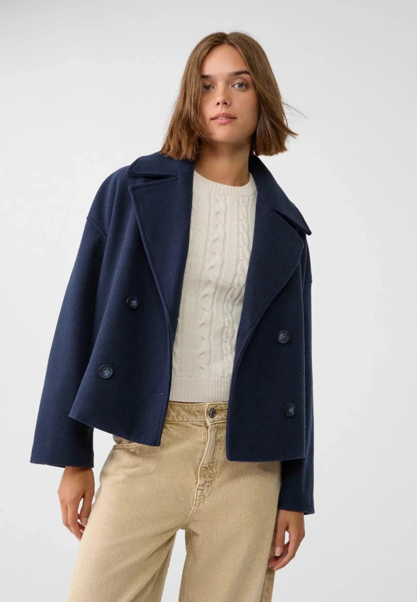 HARPER | Short jacket with double-breasted front - Liora Melbourne