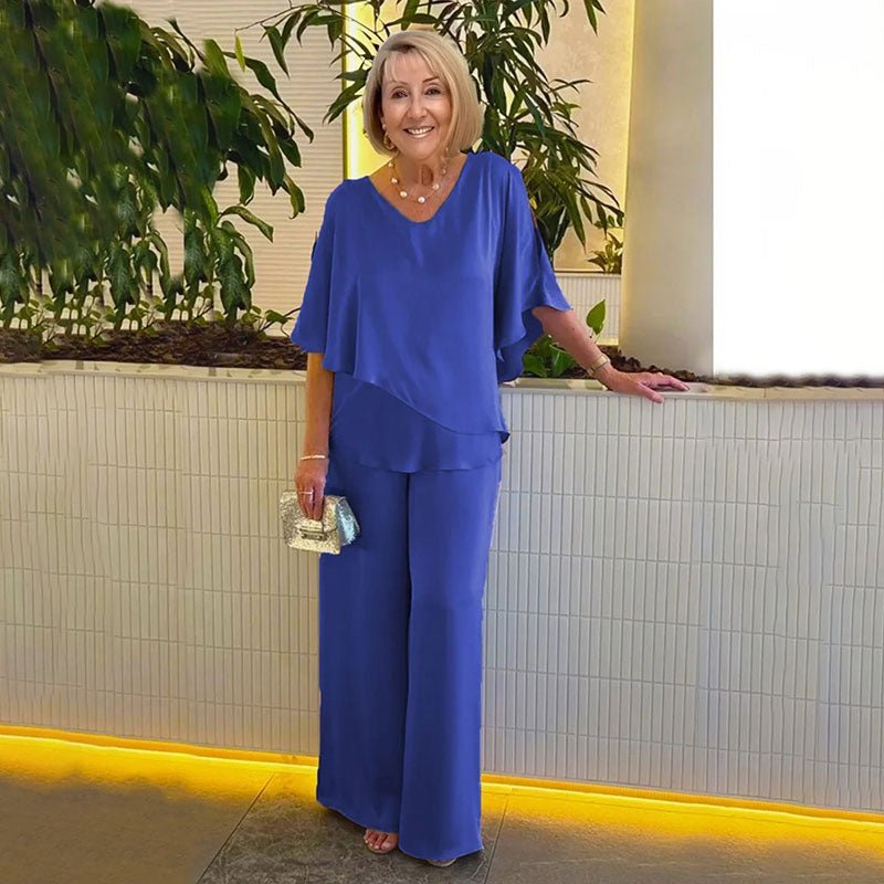 SARINA | Set with wide-leg pants - Liora Melbourne