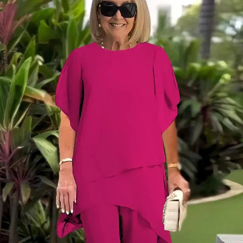 HERLENE | Set with wide-leg pants - Liora Melbourne