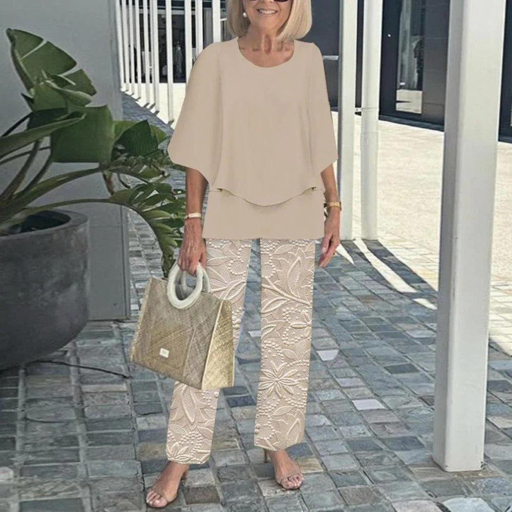 WENDA | Set with wide-leg pants - Liora Melbourne