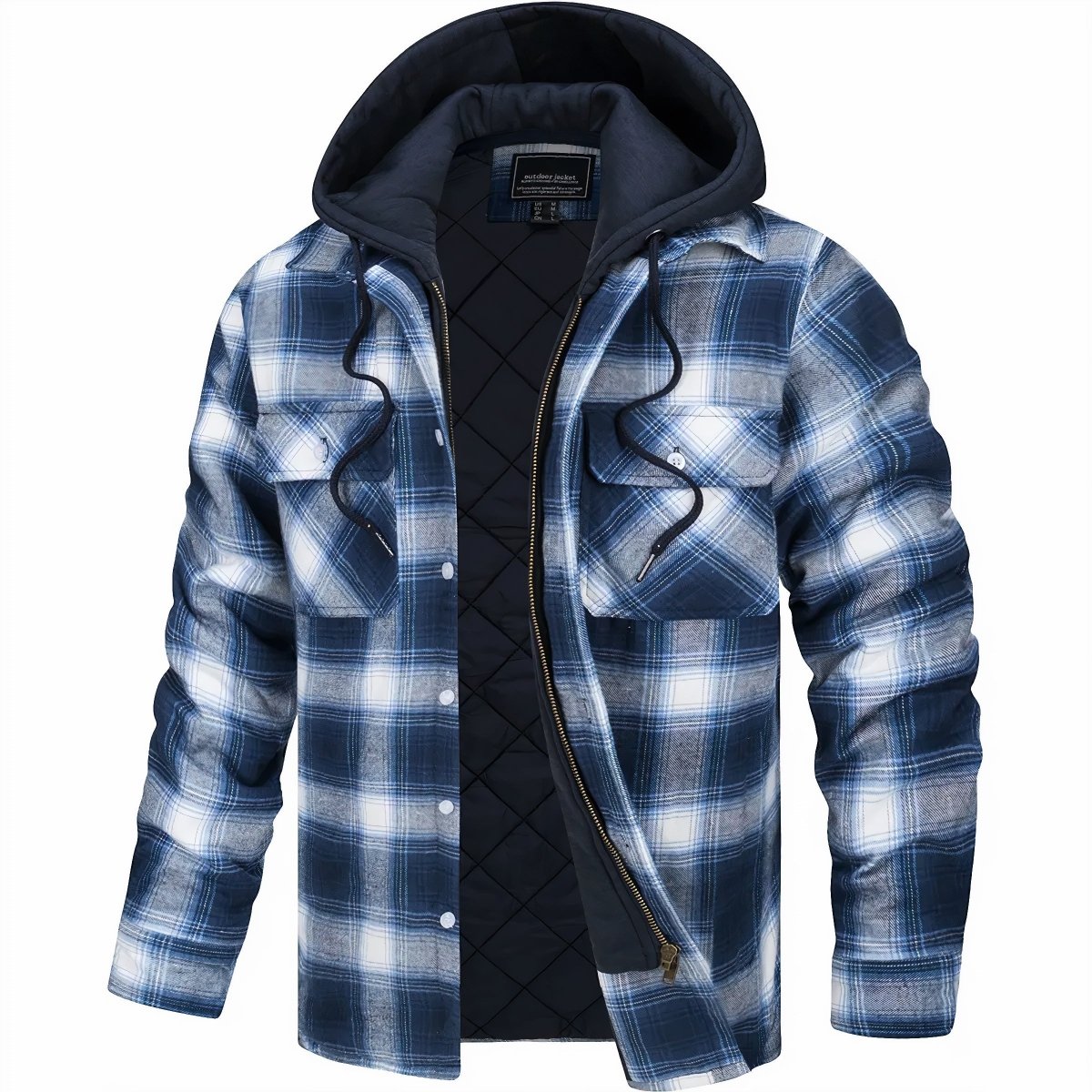 BEAU | Checked jacket with zip - Liora Melbourne