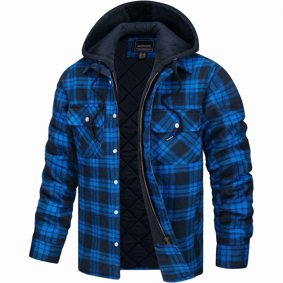 BEAU | Checked jacket with zip - Liora Melbourne