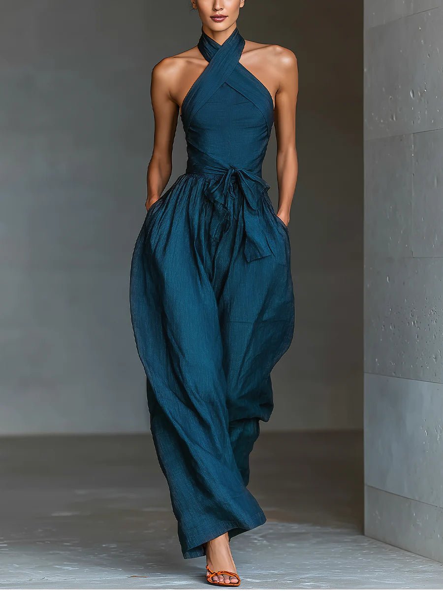 MOLLIE | Jumpsuit with wide-leg fit - Liora Melbourne