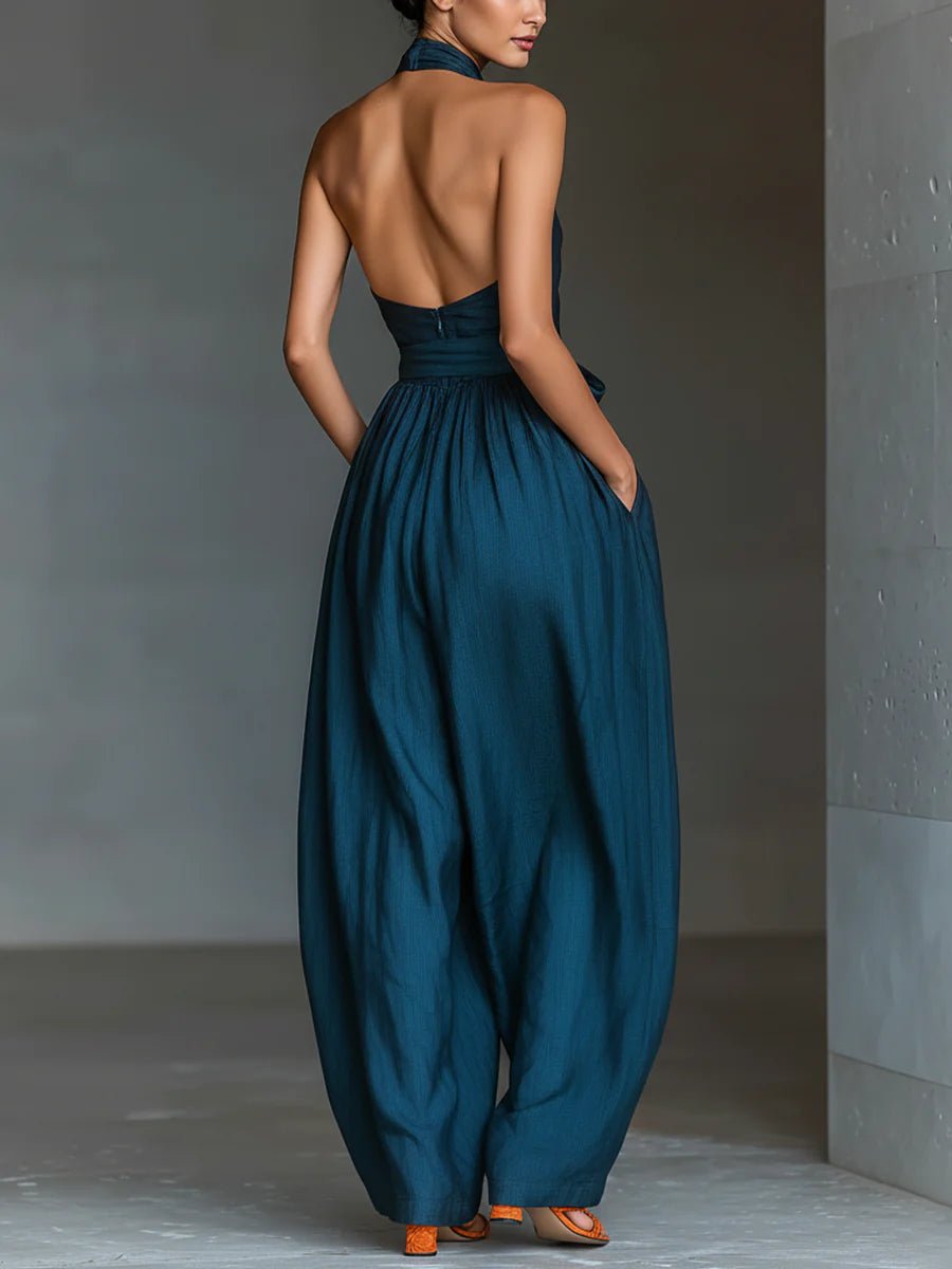 MOLLIE | Jumpsuit with wide-leg fit - Liora Melbourne