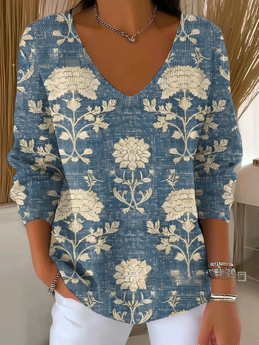 ELSIE | Jumper with V-neck - Liora Melbourne