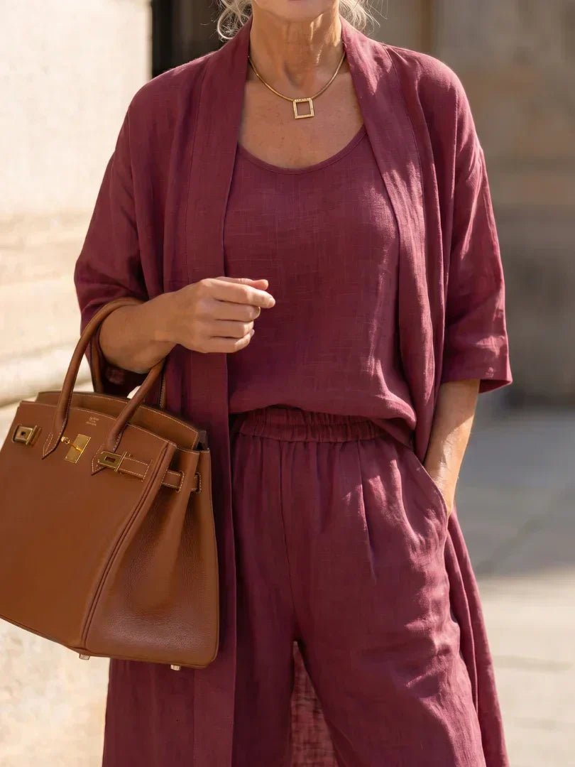 LORRIN | Three-piece set with relaxed silhouette - Liora Melbourne