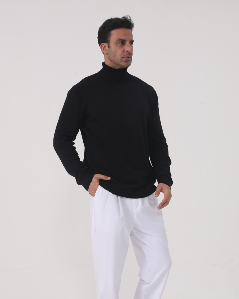 LUCA | Turtleneck jumper with slim fit - Liora Melbourne