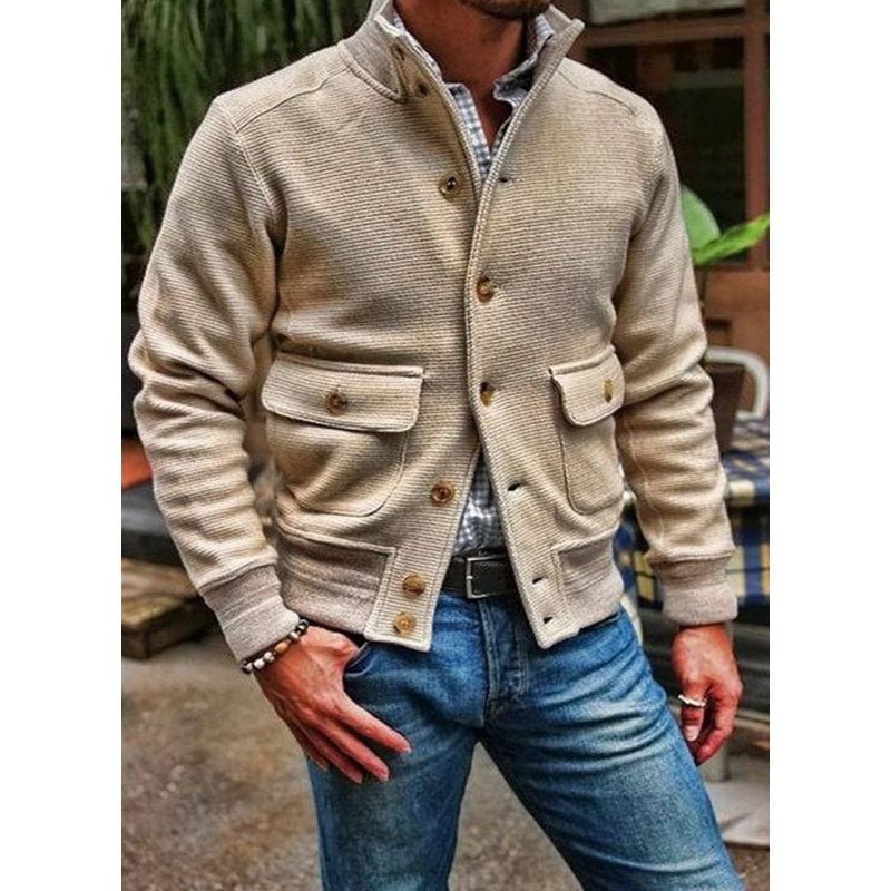 EVAN | Jacket with stand collar - Liora Melbourne