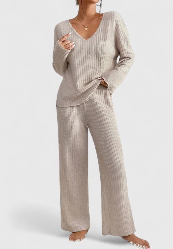 ANGELINE | Set with wide-leg pants - Liora Melbourne