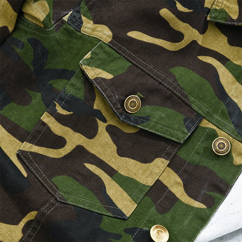 HUNTER | Jacket with camouflage print - Liora Melbourne