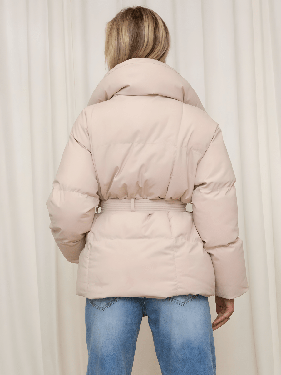 HARPER | Quilted coat with belt - Liora Melbourne