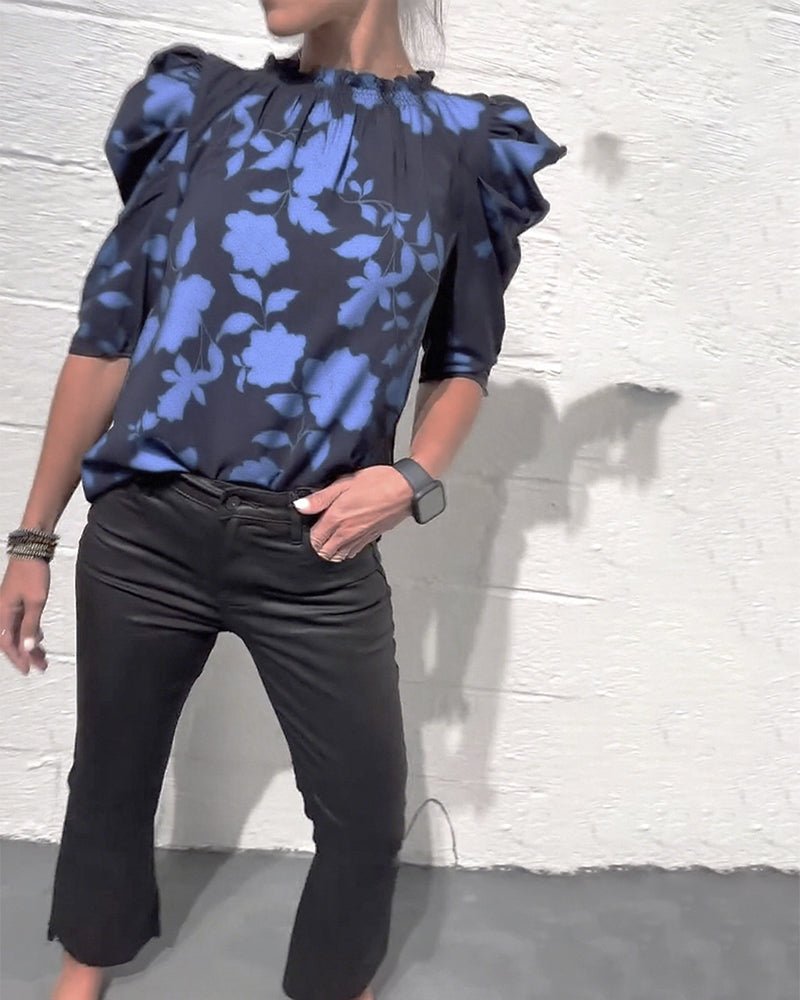 SUMMER | Blouse with puff sleeves - Liora Melbourne