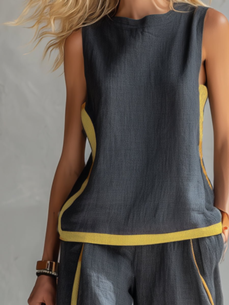 SHANIA | Set with wide-leg trousers - Liora Melbourne
