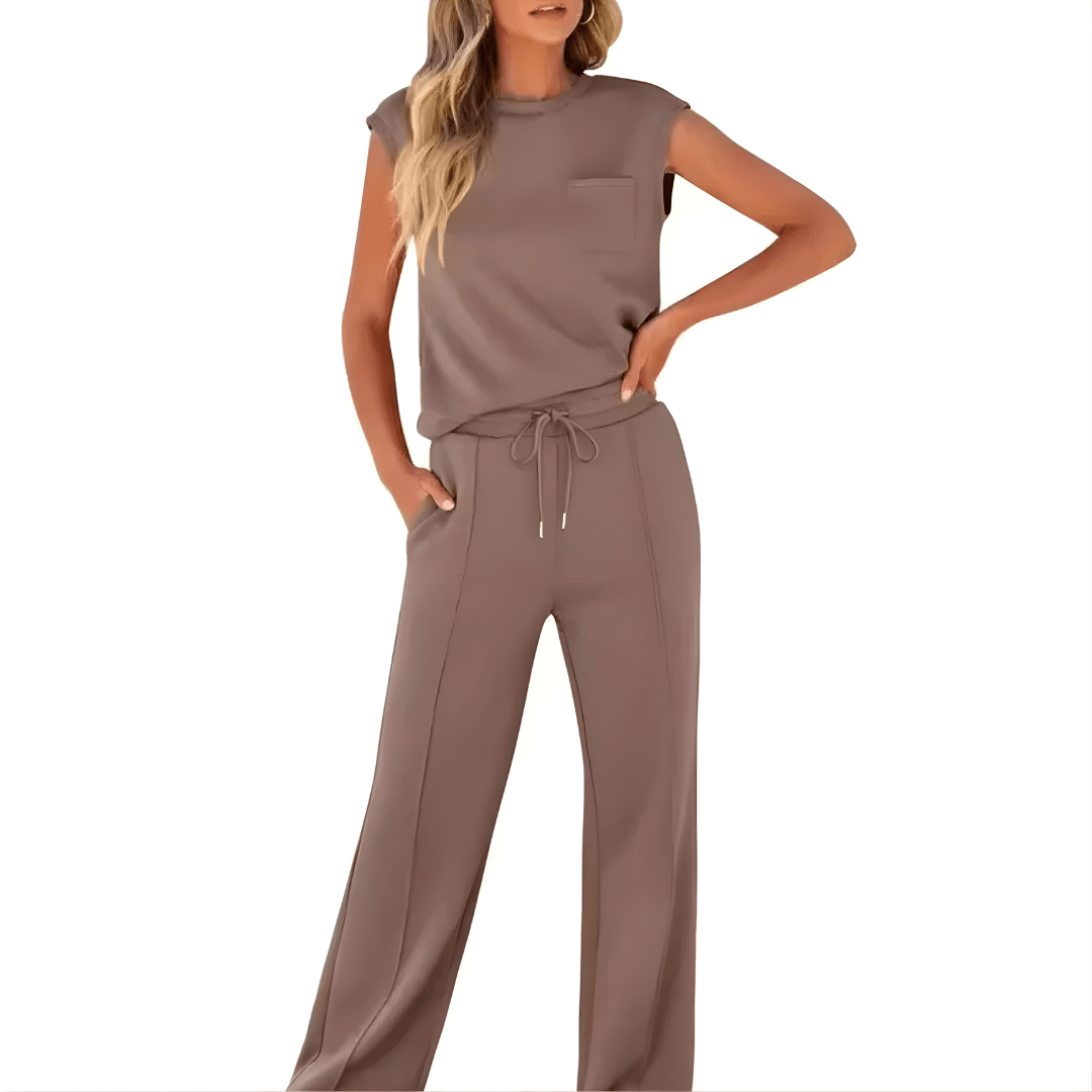 TAYLOR | Set with wide-leg pants - Liora Melbourne