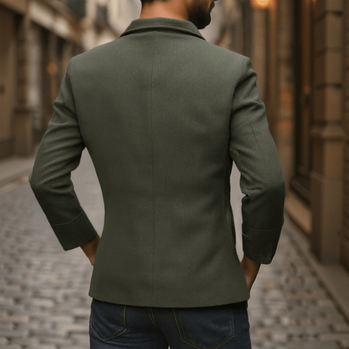 NOAH | Jacket with stand collar - Liora Melbourne