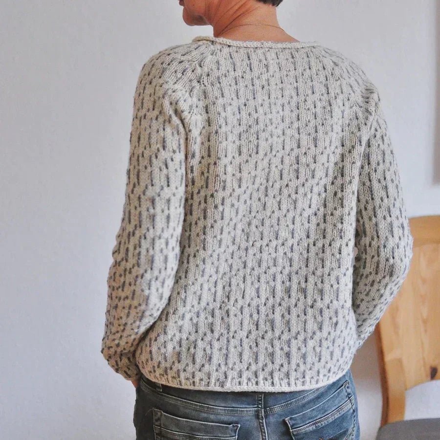 MATILDA | Knitted jumper with minimalist design - Liora Melbourne