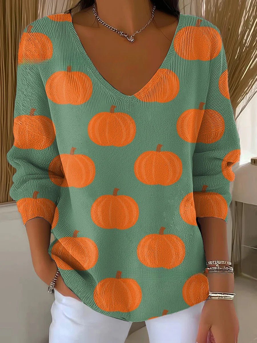 ELSIE | Jumper with V-neck - Liora Melbourne