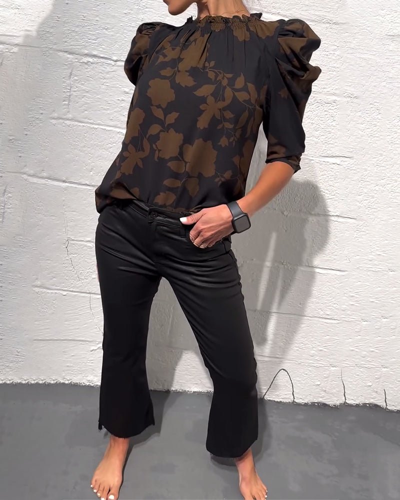 SUMMER | Blouse with puff sleeves - Liora Melbourne