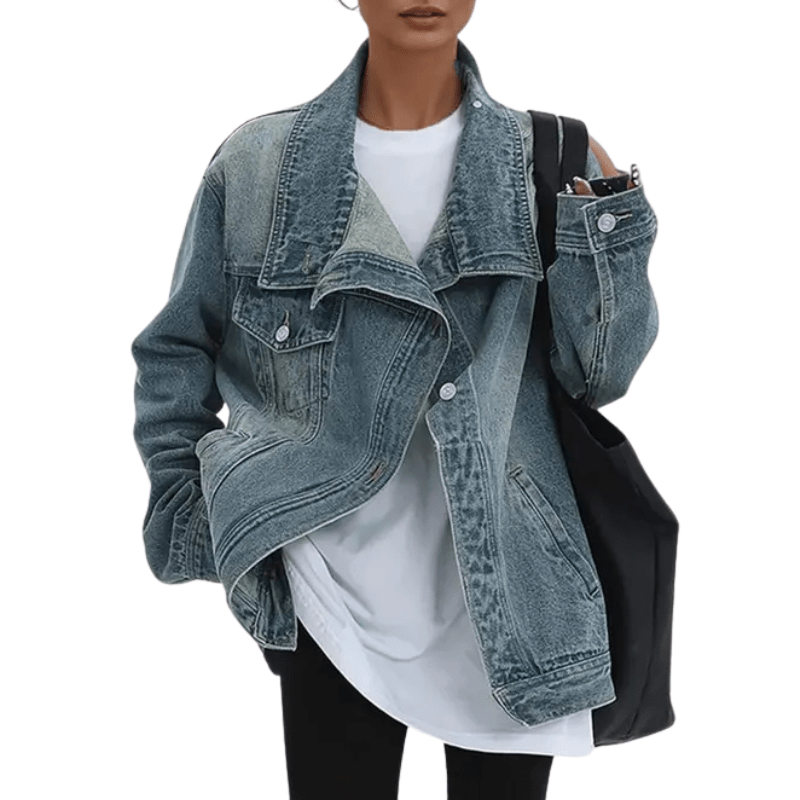 JACKIE | Jacket with asymmetric button detail - Liora Melbourne