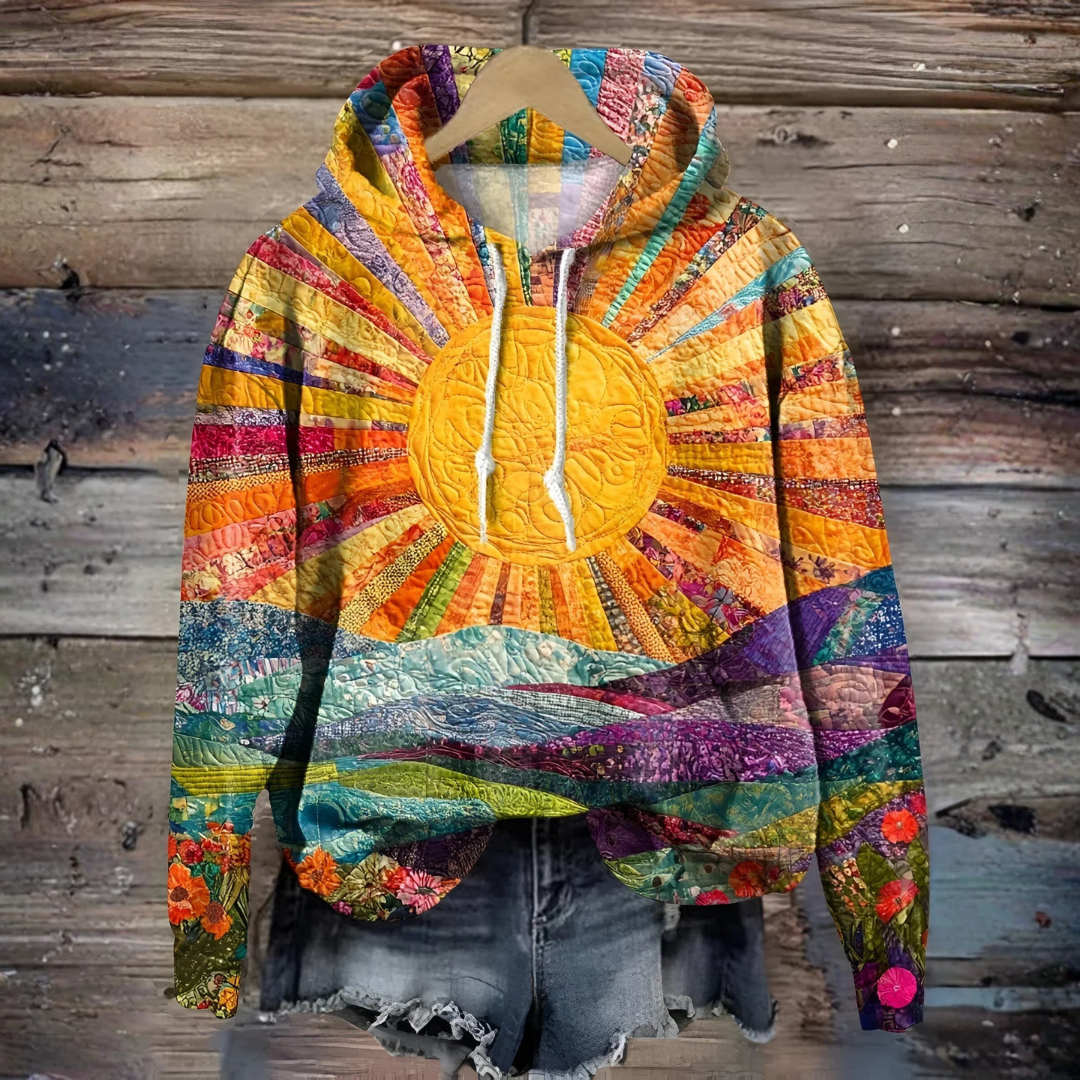 OLIVIA | Hoodie with sunrise print - Liora Melbourne