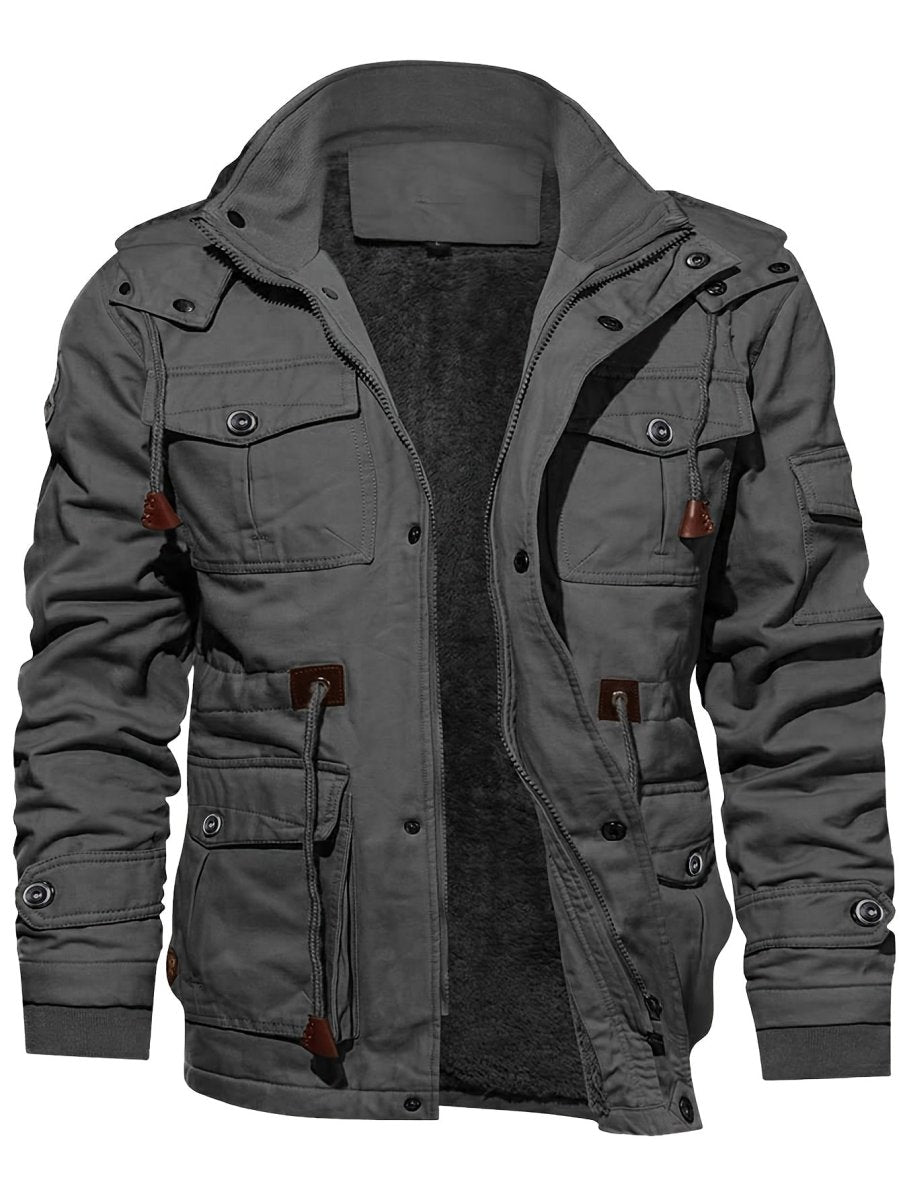 EVAN | Long men's coat with hood - Liora Melbourne