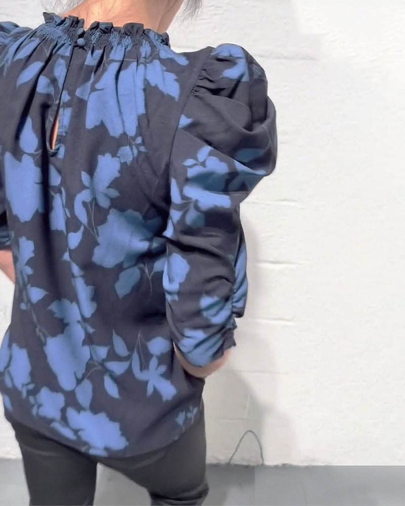 SUMMER | Blouse with puff sleeves - Liora Melbourne