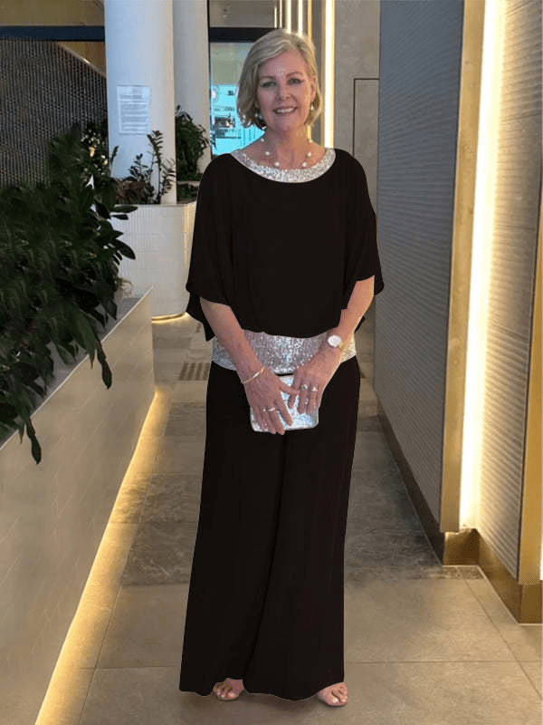 NESSA | Set with wide-leg trousers - Liora Melbourne