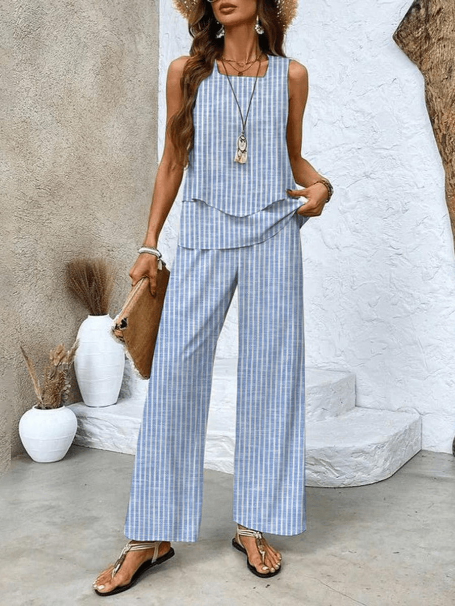 JULIETTE | Set with wide-leg pants - Liora Melbourne
