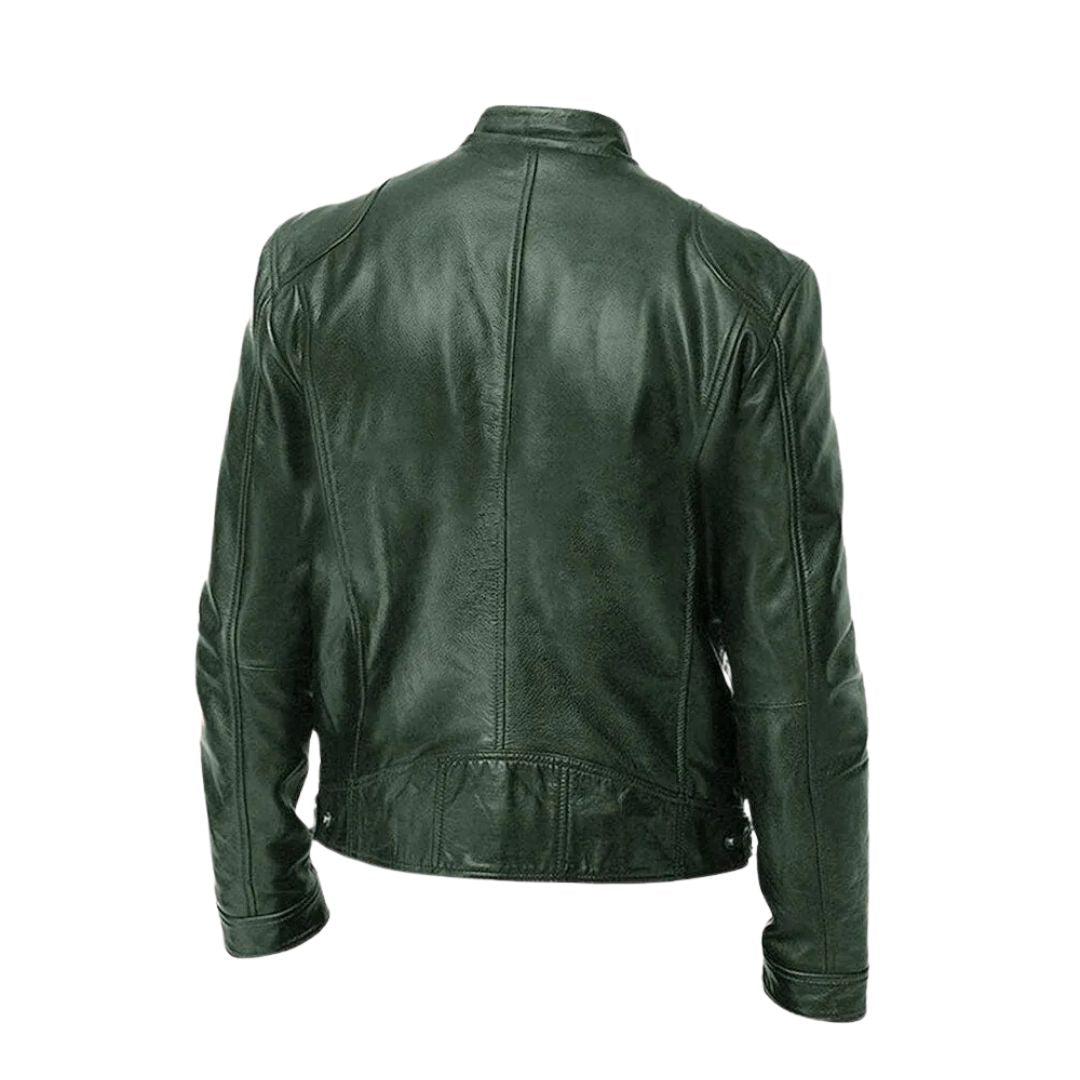 LALUNA | Leather jacket with relaxed fit - Liora Melbourne