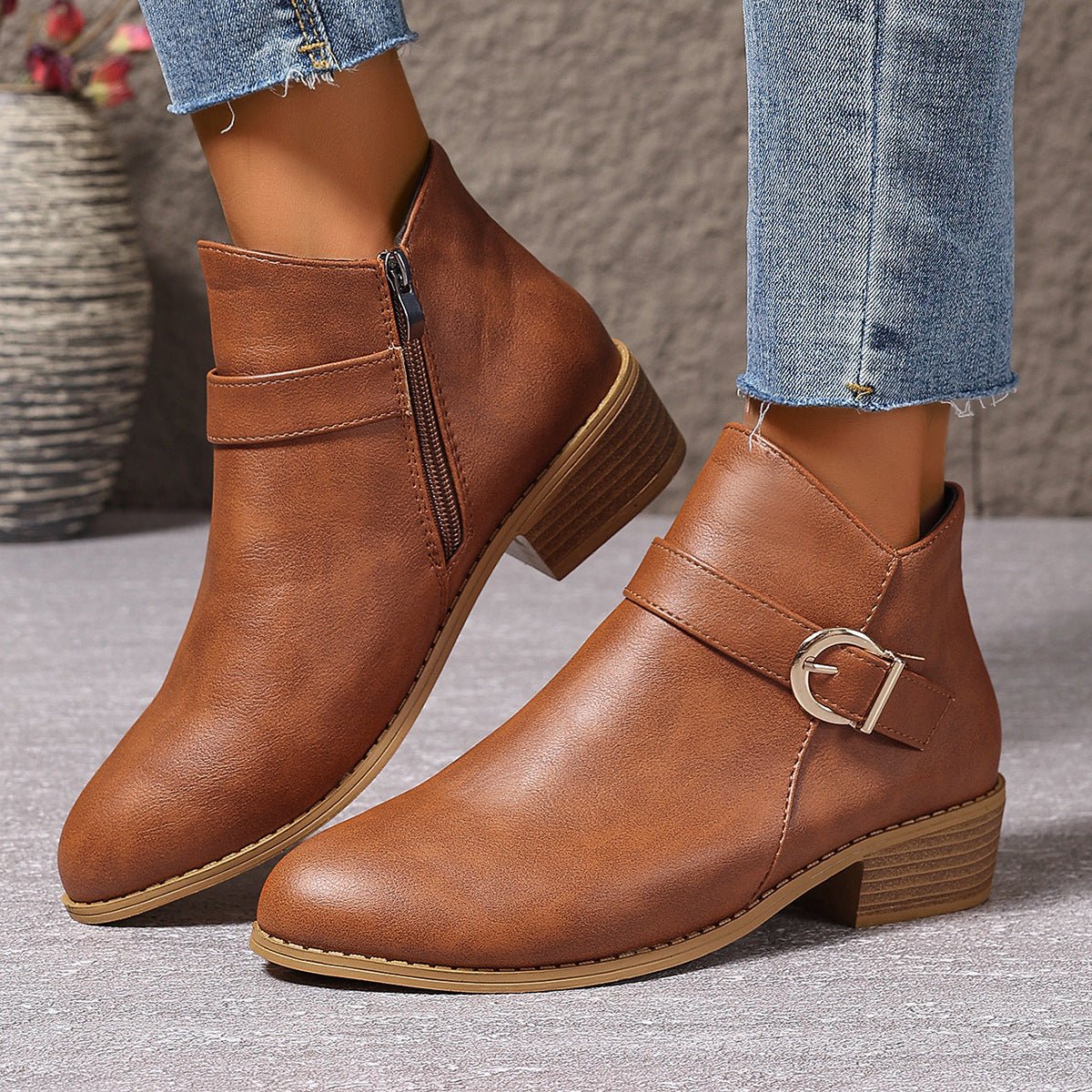 BELLA | Ankle boot with wide toe box - Liora Melbourne